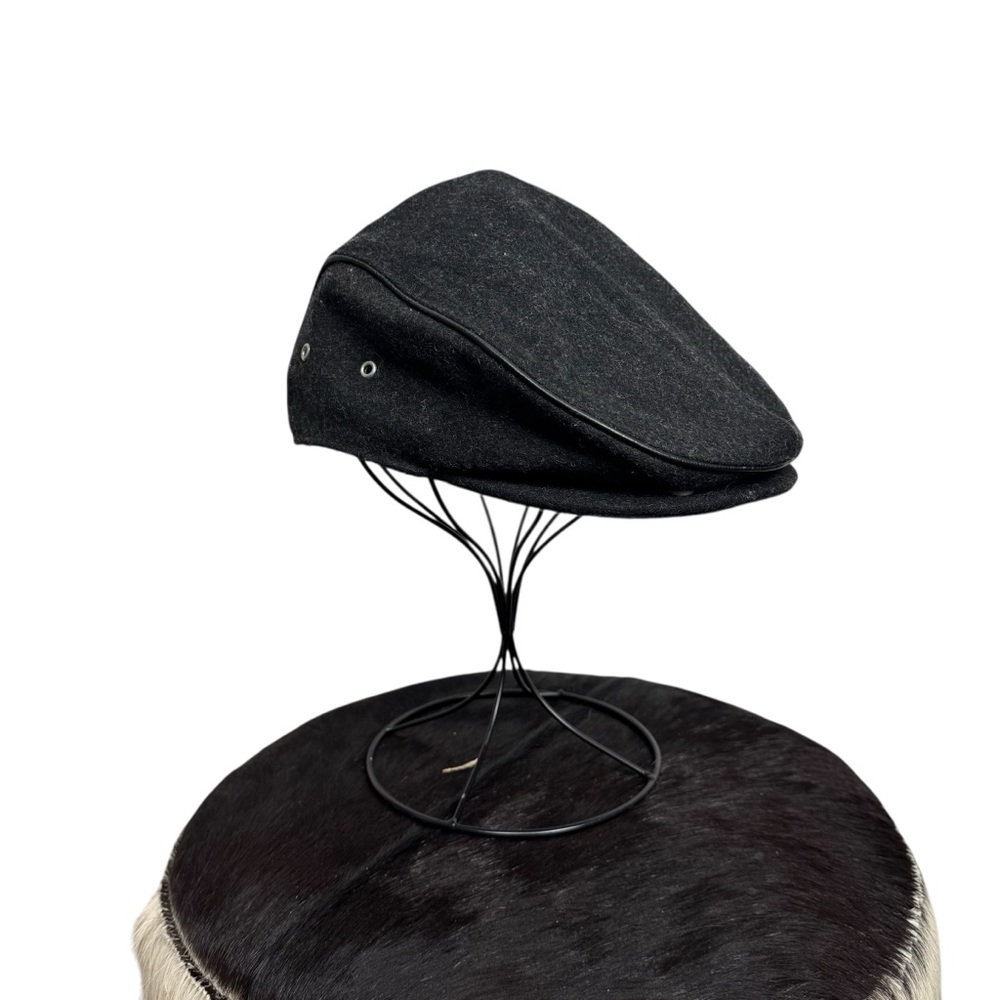 Perry Ellis News Boy‎ Wool Blend Gray Snap Hat